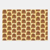 Feuille De Papier Cadeau Ruby Cavalier King Charles Spaniel  (Devant 3)