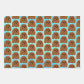 Feuille De Papier Cadeau Ruby Cavalier King Charles Spaniel  (Devant)