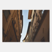 Feuille De Papier Cadeau Rue baignée de soleil (Devant 3)