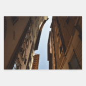 Feuille De Papier Cadeau Rue baignée de soleil (Devant 2)