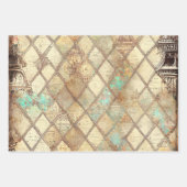 Feuille De Papier Cadeau Russe Vintage Paris romantique (Devant 3)