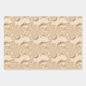 Feuille De Papier Cadeau Rustic Antique Musical Notes (Devant 3)