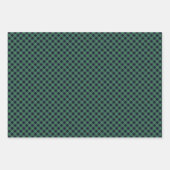 Feuille De Papier Cadeau Rustique Buffalo and Buffalo Plaid Motif (Devant 3)