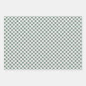 Feuille De Papier Cadeau Rustique Buffalo Plaid Check Motif (Devant 3)