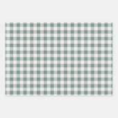 Feuille De Papier Cadeau Rustique Buffalo Plaid Check Motif (Devant)