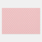 Feuille De Papier Cadeau Rustique rose Tartan Plaid Joyeux Motif de Noël (Devant 3)