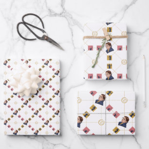 Feuille De Papier Cadeau Ruth Bader Ginsburg - Motif d'avocat artistique