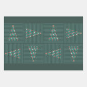 Feuille De Papier Cadeau Rythme Évergreen (Devant 3)