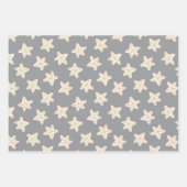 Feuille De Papier Cadeau Sable de Noël de plage (Devant 2)