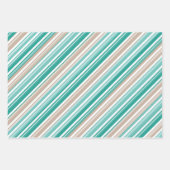 Feuille De Papier Cadeau Sable & Mer 2 Sucres de canne Vacances en bande (Devant 3)