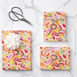 Feuille De Papier Cadeau Sac à bonbons   