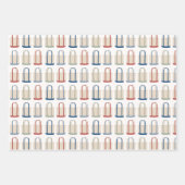 Feuille De Papier Cadeau Sac à main classique côtier de plage Nouvelle-Angl (Devant 2)