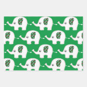 Feuille De Papier Cadeau Sac cadeau d'éléphant blanc (Devant)