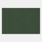 Feuille De Papier Cadeau Sage Green Polka Dots Modern Pattern (Devant)