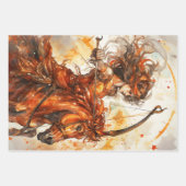 Feuille De Papier Cadeau sagittarius fille zodiac anniversaire (Devant 3)