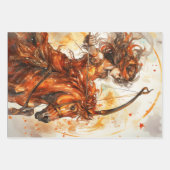 Feuille De Papier Cadeau sagittarius fille zodiac anniversaire (Devant 2)