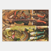 Feuille De Papier Cadeau Saint Michel l'Archange et Saint George (Devant 2)