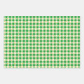 Feuille De Papier Cadeau Saint Patricks Day Shamrock & Lucky Charms Green (Devant 2)