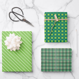 Feuille De Papier Cadeau Saint-Patty