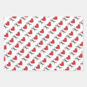 Feuille De Papier Cadeau Saint Valentin (Devant 3)