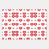 Feuille De Papier Cadeau Saint Valentin (Devant)