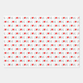 Feuille De Papier Cadeau Saint Valentin (Devant 3)