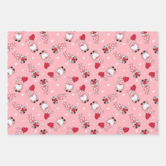 Feuille De Papier Cadeau Saint Valentin (Devant 2)