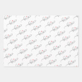 Feuille De Papier Cadeau Saint Valentin (Devant 3)