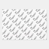 Feuille De Papier Cadeau Saint Valentin (Devant)