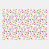 Feuille De Papier Cadeau Saint Valentin Candy Hearts Motif (Devant)