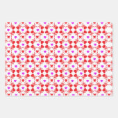 Feuille De Papier Cadeau Saint Valentin, coeur et amour (Devant)