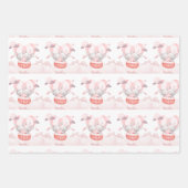Feuille De Papier Cadeau Saint Valentin Cute Baby Mice (Devant 2)
