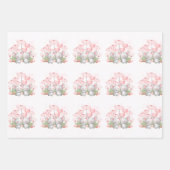 Feuille De Papier Cadeau Saint Valentin Cute Baby Mice (Devant)