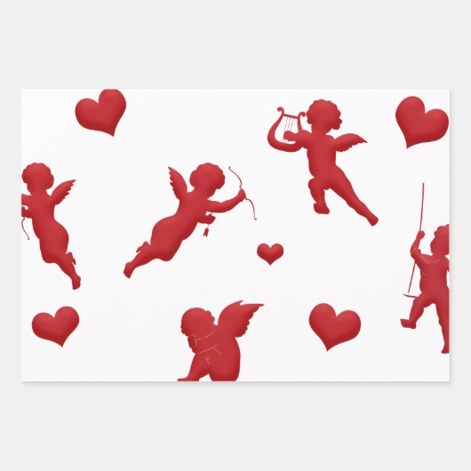 Feuille De Papier Cadeau Saint-Valentin, la Saint-Valentin (Devant 2)