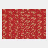 Feuille De Papier Cadeau Sakura Tree Blossom et Symbole du dragon (Devant)