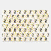 Feuille De Papier Cadeau Salut à 21 ans ! (Devant 2)