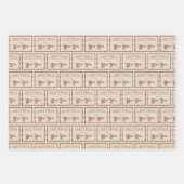 Feuille De Papier Cadeau Salutations du pôle Nord (Devant 3)