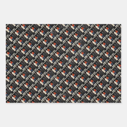 Feuille De Papier Cadeau Same Different Costume (Devant 2)