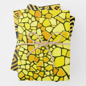 Feuille De Papier Cadeau Sampler croustillant méandre celtique (En situation)