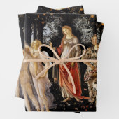 Feuille De Papier Cadeau Sandro Botticelli - La Primavera (En situation)