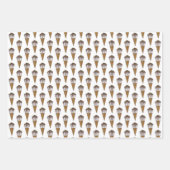 Feuille De Papier Cadeau Sandwich à la crème glacée de chipwich Popsicle au (Devant 2)