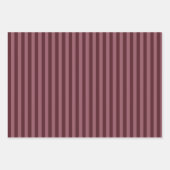 Feuille De Papier Cadeau Sangria & Smyrna rayures violettes (Devant 3)