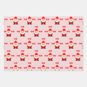 Feuille De Papier Cadeau Santa Pixel Art 2 (Devant 2)