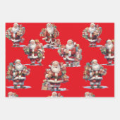 Feuille De Papier Cadeau Santa's Gift Parade Wrapping Paper (Devant 2)