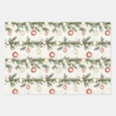 Feuille De Papier Cadeau Sapin de Noël (Devant 2)