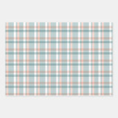 Feuille De Papier Cadeau Sapphire de Pâques moderne ensemble bleu et rose 3 (Devant 2)