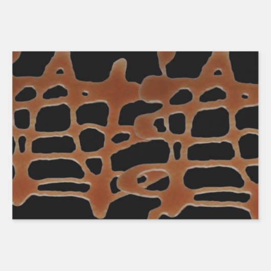 Feuille De Papier Cadeau sauce caramel (Devant 2)