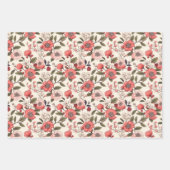 Feuille De Papier Cadeau Saumon Berry (Devant 3)