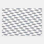 Feuille De Papier Cadeau Saumon Motif de natation PNW Pêche Poisson envelop (Devant 2)
