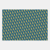 Feuille De Papier Cadeau Saxaphone Woodwind Design musical (Devant 3)